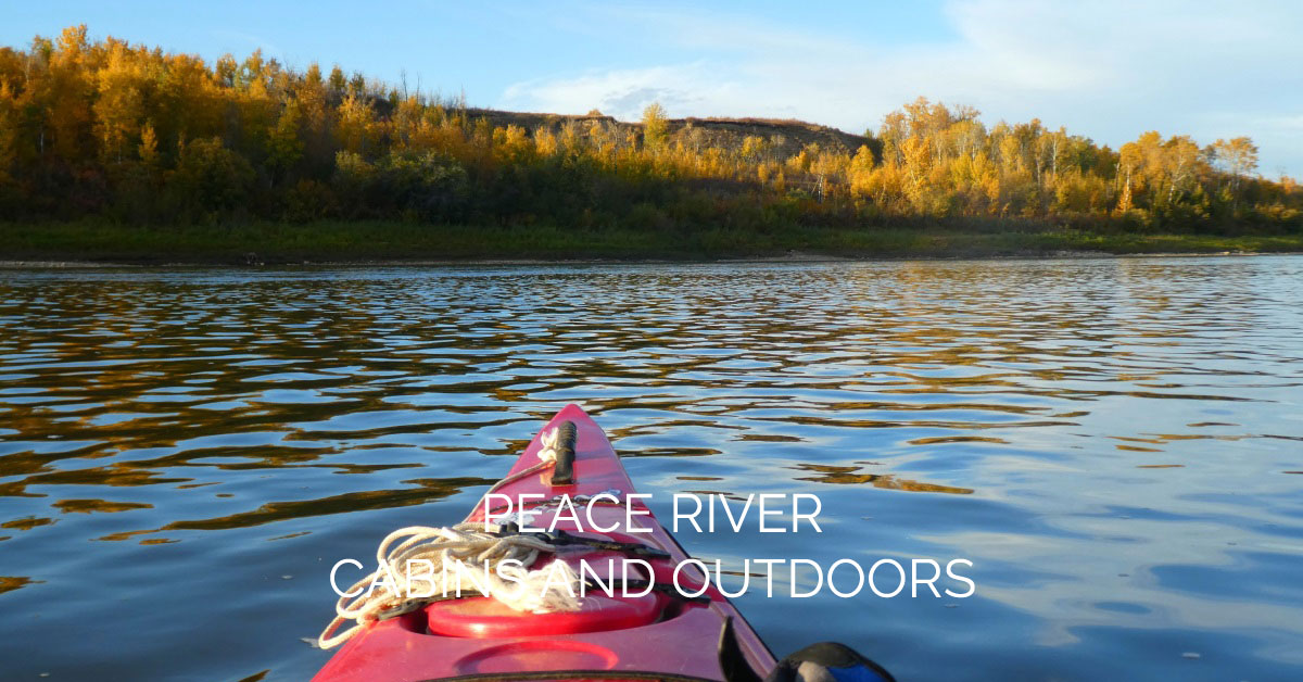 View of Peace River from Kayak